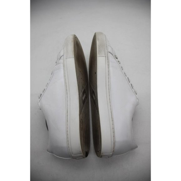 Thursday Everyday Shoes Men's Size 13 White Leather Low Top Sneakers - Picture 6 of 10